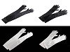 Satin Handschuhe lang