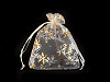 Organza Gift Bag 9x12 cm Snowflakes