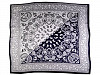 Hedvábný šátek paisley ornamenty 70x70 cm