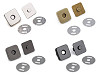Magnetické zapínanie 18x18 mm štvorec
