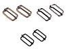 Boucle coulissante réglable pour sangle, largeur 25 mm