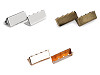 Embout/Pince métallique pour cordon plat, largeur 25 mm