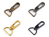 Mousqueton métallique pour sangle de 20 mm
