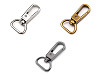Metal Swivel Snap Hook / Carabiner, fits 15 mm strap