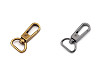 Metal Swivel Snap Hook / Carabiner, fits 15 mm strap