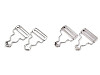 Fermagli per pantaloni, foro di trazione 28; 30; 38 mm