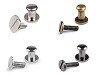 Screw In Button Head Nail Rivets / Chicago Rivet Screw Ø6 mm