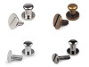 Screw In Button Head Nail Rivets / Chicago Rivet Screw Ø6 mm