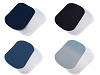 Toppe termoadesive in denim, dimensioni: 13 x 18 cm