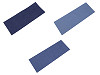 Toppe termoadesive in denim, dimensioni: 17 x 43 cm