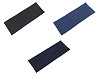Toppe termoadesive in denim, dimensioni: 17 x 43 cm