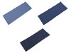 Toppe termoadesive in denim, dimensioni: 17 x 43 cm