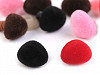 Plastic Suede Triangle Nose 11x14 mm
