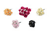 Mini-rosa di carta, artificiale, su filo