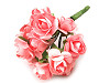 Růže na drátku / polotovar na vývazky Ø20 mm