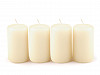 Adventné sviečky 4x7 cm valec