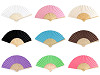 Wachlarz papierowy do ozdabiania 21x36 cm