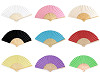 Wachlarz papierowy do ozdabiania 21x36 cm