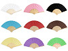 Wachlarz papierowy do ozdabiania 21x36 cm
