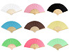 DIY Paper Hand Fan 21x36 cm