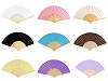 DIY Paper Hand Fan 21x36 cm