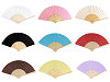 DIY Paper Hand Fan 21x36 cm