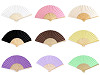 DIY Paper Hand Fan 21x36 cm
