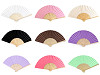 DIY Paper Hand Fan 21x36 cm