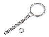 Key Ring with Chain Ø25 mm