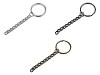 Key Ring with Chain Ø25 mm