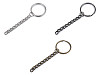 Porte-clés avec chaîne, Ø 25 mm