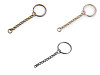 Key Ring with Chain Ø25 mm