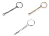 Key Ring with Chain Ø25 mm