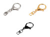 Metal Swivel Keyring / Keychain Clip, 24x55 mm