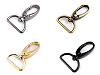 Metal Swivel Snap Hook / Carabiner, fits 25 mm strap