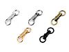 Fibbia decorativa con chiusura, dimensioni: 21 x 60 mm