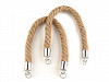 Twisted Rope Bag Handle length 42 cm Sisal