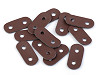 Eco Leather Cord Two Hole Stopper 16x34 mm