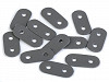 Eco Leather Cord Two Hole Stopper 16x34 mm