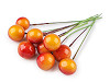 Artificial Red Rowan Berries on wire Ø1,2 cm