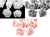 Rose en mousse décorative, Ø 3-4 cm