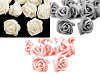 Rose en mousse décorative, Ø 3-4 cm