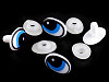 Plastic Cartoon Toy Eyes with Washer 14x22 mm