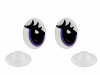 Plastic Cartoon Toy Eyes with Washer 12x17 mm