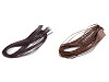 Cordoncino in pelle, larghezza: 2 mm, lunghezza: 110 cm