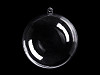 Clear Plastic Fillable Ball Ornament Ø10 cm