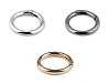 Spring O Rings, Round Spring Clips / Keyrings Ø34 mm