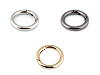 Spring O Rings, Round Spring Clips / Keyrings Ø25 mm