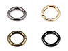 Spring O Rings, Round Spring Clips / Keyrings Ø25 mm