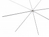 Wire Star / Christmas Snowflake for Beading DIY Ø10 cm